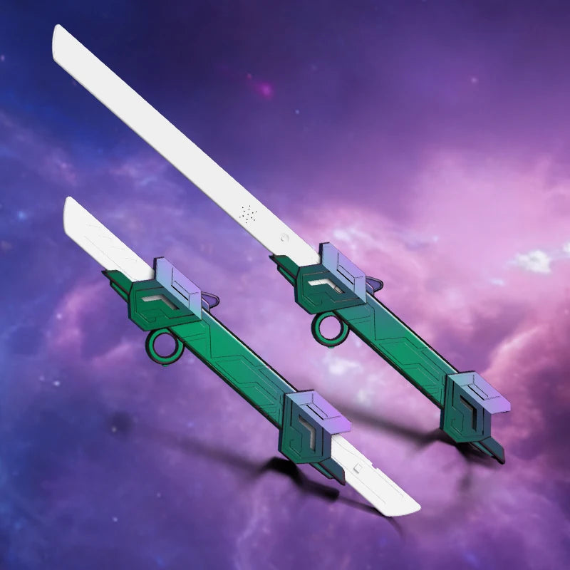Dual-Head Telescopic Lightsaber with 7-Color LED Effects