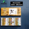 Box of Marie's Chinese Painting Pigments containing 12 tubes of 12ml paint colors.