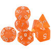 Crystal Clear Polyhedral Dice Set for Tabletop RPGs
