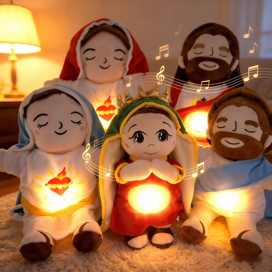 Breathing Jesus Plush Doll – Soothing Comfort Toy