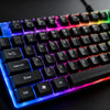 RGB Backlit Wired Keyboard with Mechanical Feel
