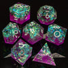 Handmade Resin Sharp Edge Dice Set for RPG Games