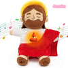 Breathing Jesus Plush Toy with Calming Sacred Heart Design