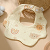 6-Layer Cotton Gauze Baby Bibs (3-Pack)