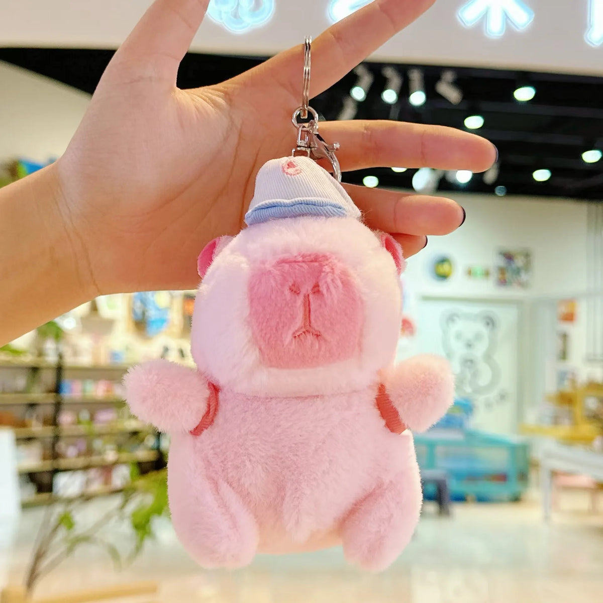 Capybara Plush Toy with Duck Swim Ring – Kawaii Stuffed Animal