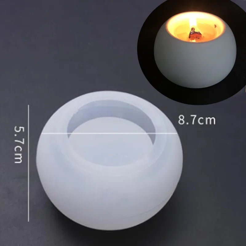 Lotus Flower Silicone Mold for DIY Candles & Crafts