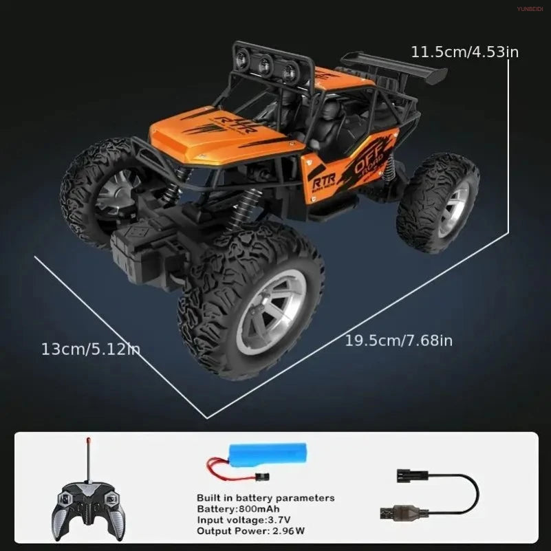 1:20 Scale All-Terrain RC Climbing Car with LED Lights