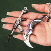 Valorant Reaver 2.0 Karambit Metal Keychain