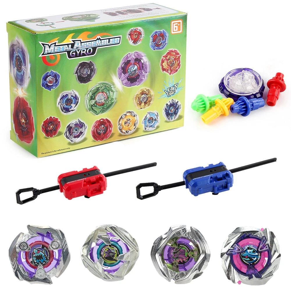Gyro Spinning Tops Battle Set with Launchers
