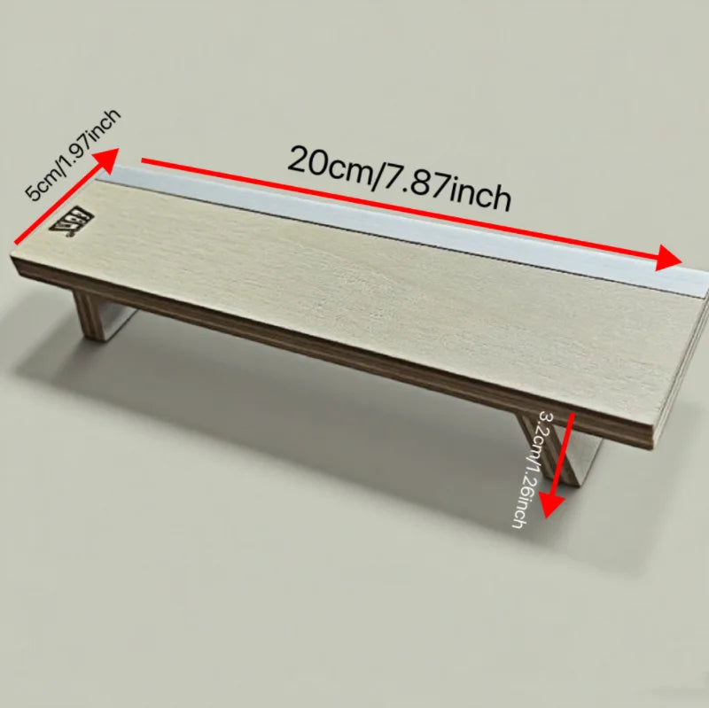 Wooden Finger Skateboard Ramp Set for Practice & Tricks