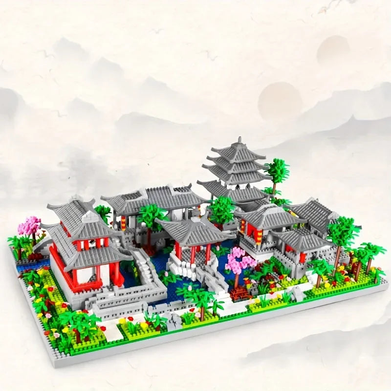 Classical Suzhou Garden Micro Building Blocks Set