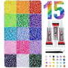 A collection of colorful flat-back rhinestone sheets in various shades and patterns for DIY crafts.
