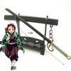 Metal Demon Slayer Katana Replica – Tanjiro Inspired Mini Samurai Sword