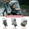 Universal Waterproof Stroller Rain Cover with Breathable Vent