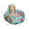 Kids Indoor Play Tent with Ball Pit and Basketball Hoop