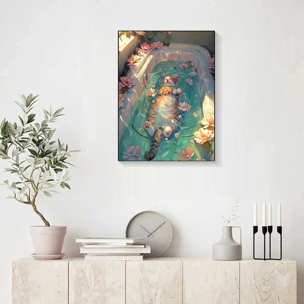 Delicious Cake Diamond Painting Kit – DIY Mosaic Art for Home Decor