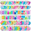 Mini Pop Fidget Keychains for Kids - 20 Pack Sensory Toys for Party Favors & Classroom Rewards