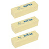 Three rectangular butter sticks labeled 4oz butter with net weight 113g for a squishy toy.