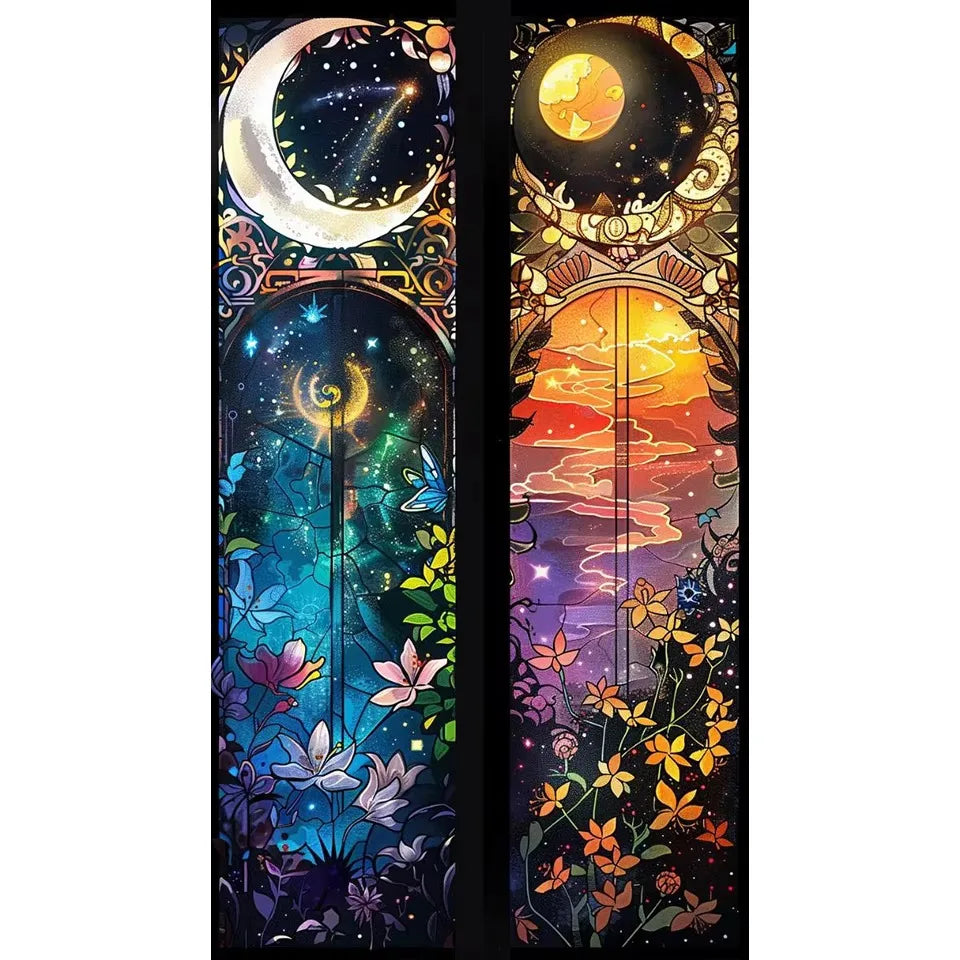 5D Diamond Painting Kit – Sun & Moon Landscape Art