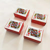 A set of portable mini playing cards packaged in red boxes featuring a King of Hearts design.