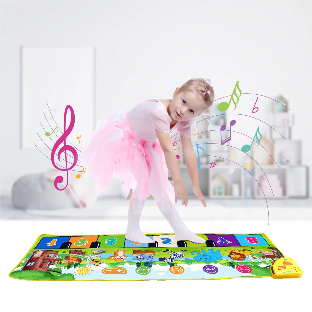 Interactive Musical Piano Floor Mat for Kids
