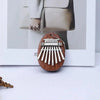 Wooden Kalimba Thumb Piano with Metal Chain