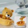 Silicone Baby Bath Toy Set for Sensory Water Play