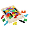 Colorful Wooden Tangram Puzzle Blocks Set for Kids