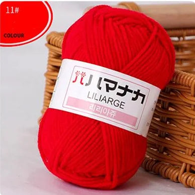 Milk Cotton Chenille Yarn for Soft Baby Knitting & Crochet