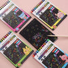 Rainbow Scratch Art Paper Set for Kids – DIY Graffiti & Drawing Activity Book