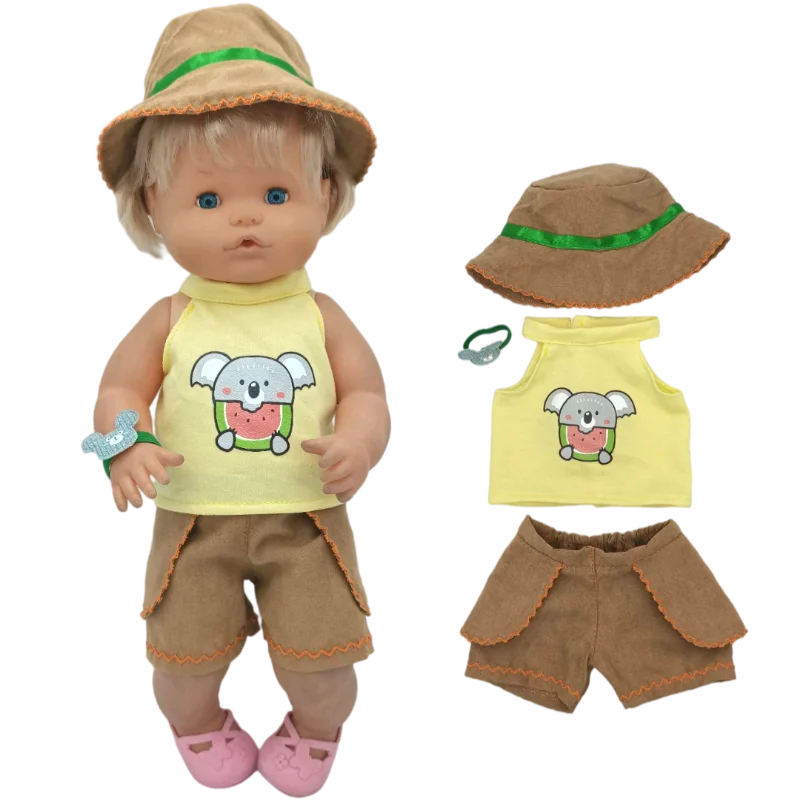 Adorable Romper Outfit Set for 16-Inch Dolls