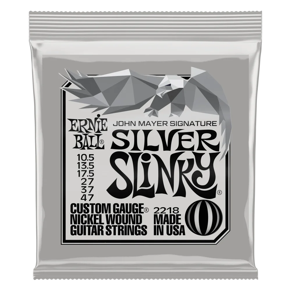 Bag of Ernie Ball Silver Slinky nickel wound electric guitar strings