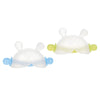 Bunny Silicone Teething Toy with Hidden Handle