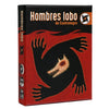 Box of Hombre Lobo de Castronegro strategy card game featuring a silhouette of a wolf.