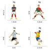 Cartoon Football Player No. 7 Enamel Pin