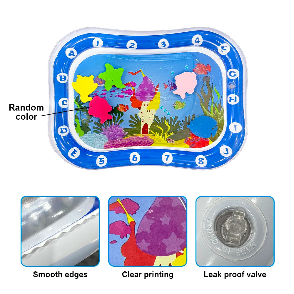 Inflatable Underwater World Water Play Mat for Babies