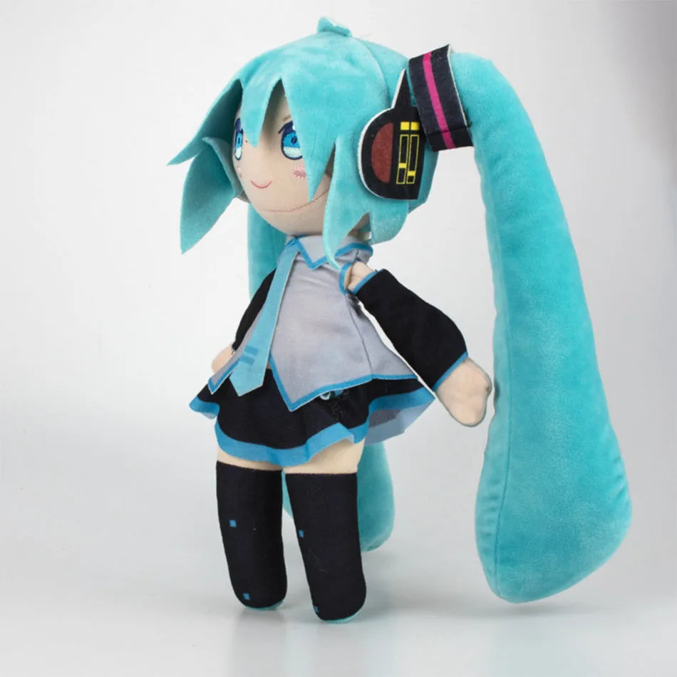 Hatsune Miku Plush Doll – Cute 20cm Anime Sitting Figure