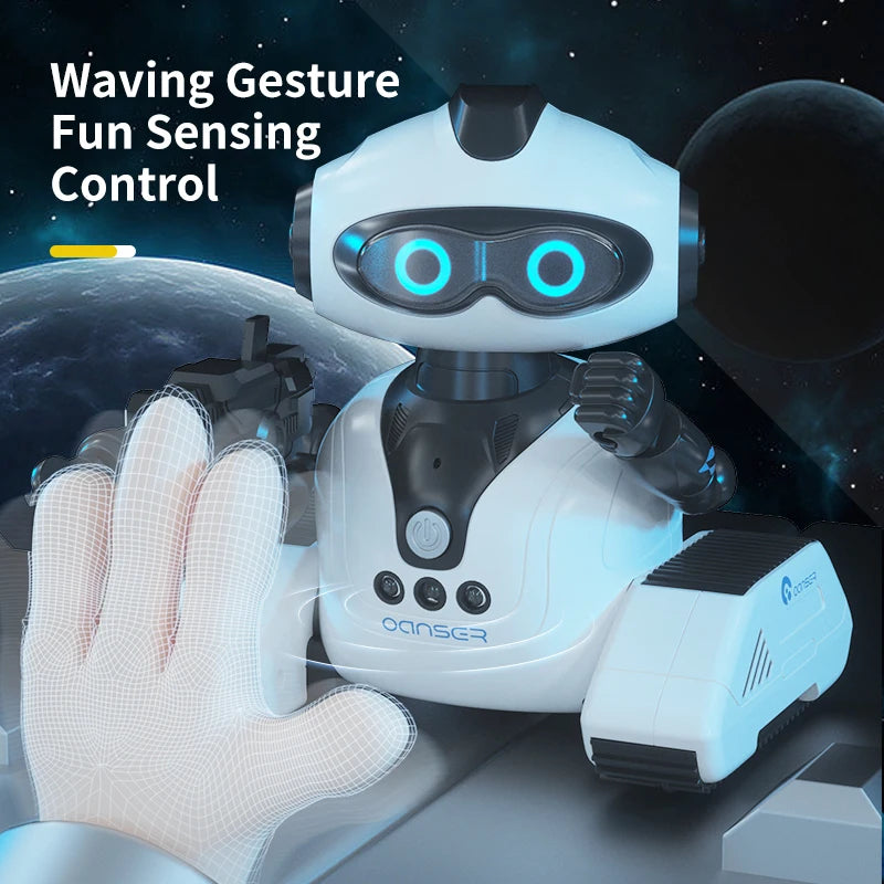 Interactive Gesture-Controlled Robot Toy with Music, Dance & Programming
