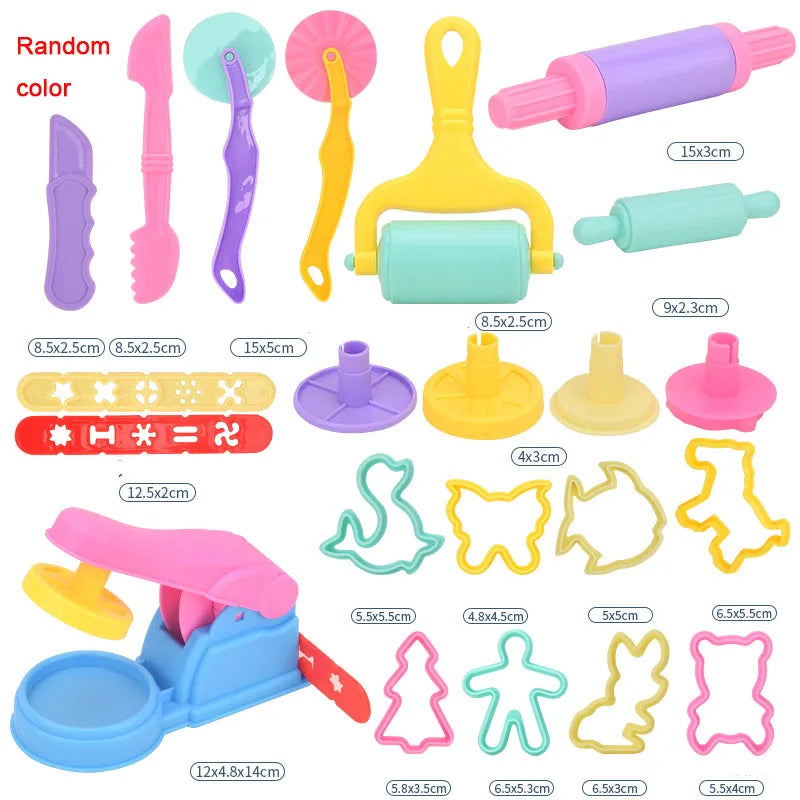 Animal Playdough Tools Kit for Kids with Cutters and Molds
