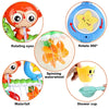 Monkey Caterpillar Wall-Mounted Bath Toy with Waterfall Fun