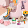 Creative Ice Cream Shop Clay Set with Noodle Maker for Kids