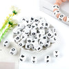 Silicone Letter Beads for DIY Bracelets and Jewelry Making