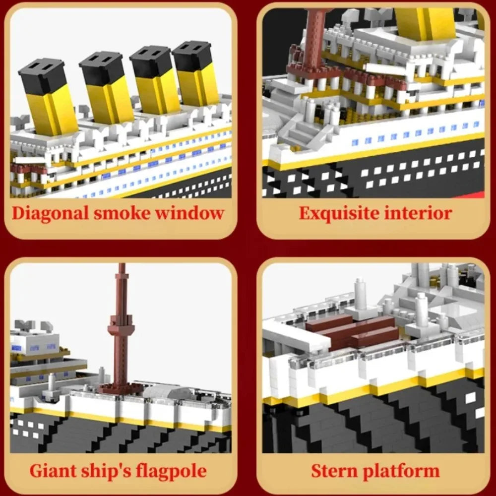 Titanic Cruise Ship Model Building Blocks Set