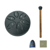 Mini Steel Tongue Drum with Mallet – 6 Notes, Portable Hand Pan for Meditation & Yoga