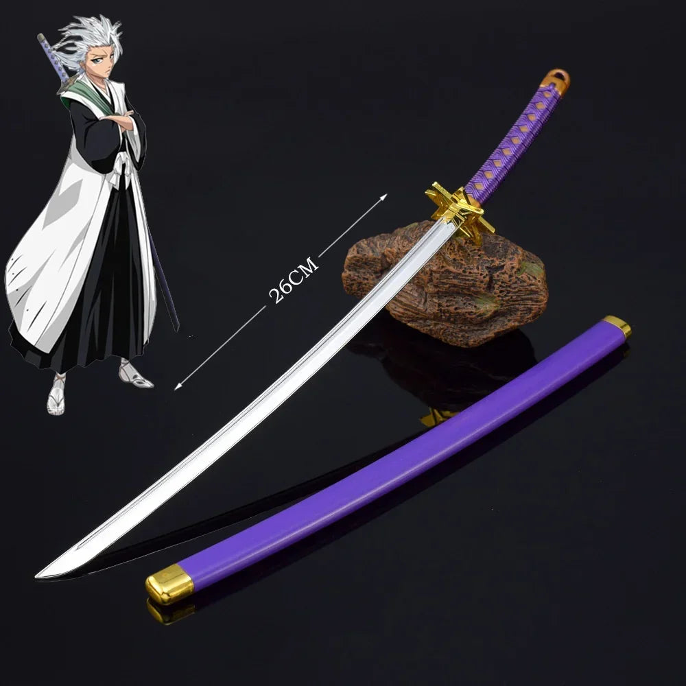 Compact Metal Katana – Bleach Anime Inspired Sword with Scabbard