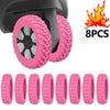 Silicone Luggage Wheel Protector Covers – Set of 8