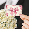 Pink Bowknot Anime Card Skin - Customizable Credit Card Cover