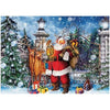 Christmas Diamond Painting Kit with Frame, Scenic Art for Adults