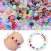 Colorful Cracked Acrylic Beads for Jewelry Making