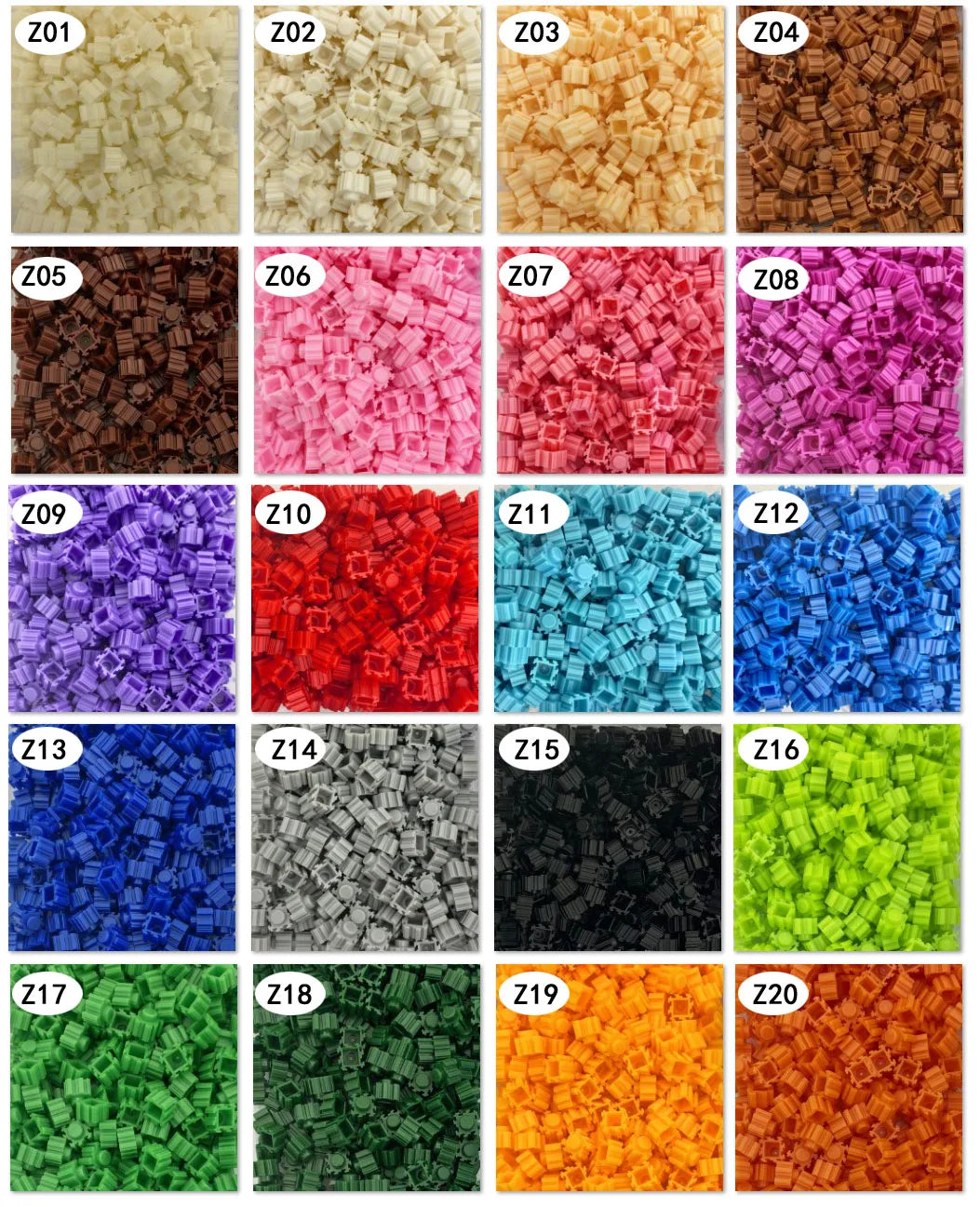 Mini Pixel Art Building Blocks – 100-Piece DIY Micro Brick Set